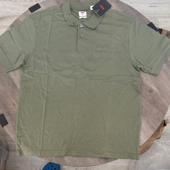 Levi's Other - Levi's Olive Polo Shirt with Subtle Logo